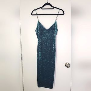 Velvet Midi Dress